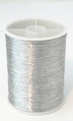 Metallic-Lurex garen 200m (12 stuks), Zilver